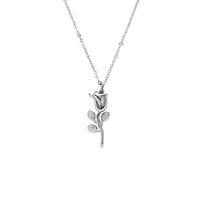 COLAR ROSA  | Banhado a Ouro 18K -Fabricado em Alemanha
