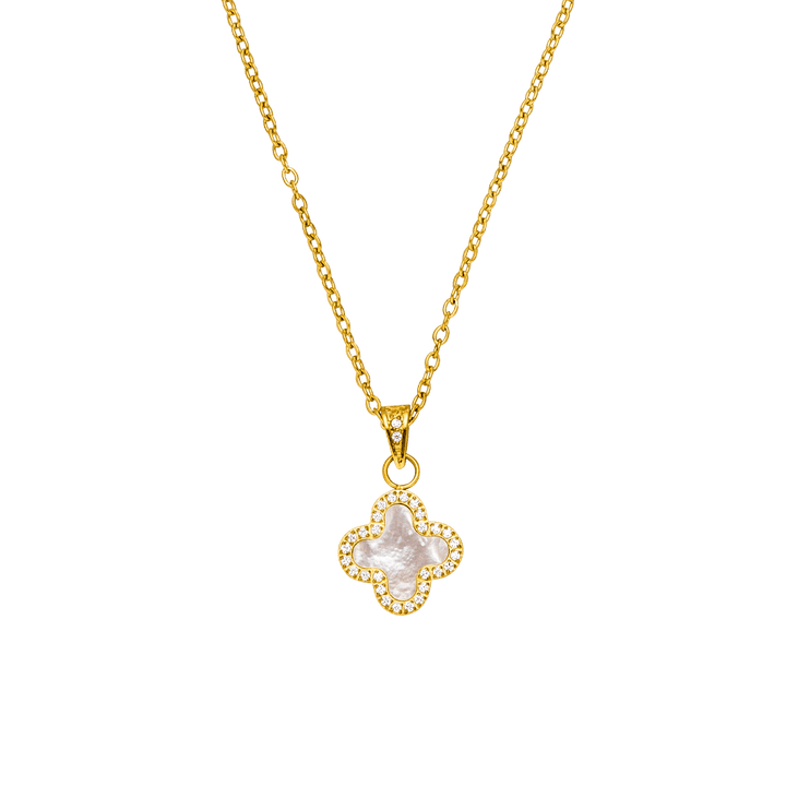 COLAR GLOW CLOVER | Banhado a ouro 18K.OURO Fabricado em Alemanha