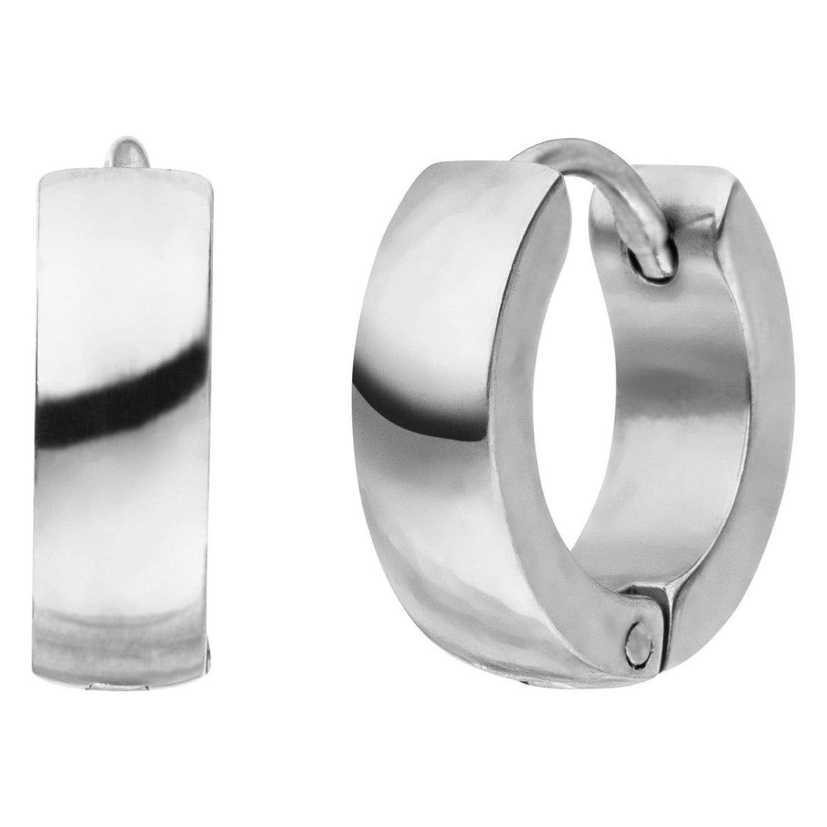 BOUCLES D'OREILLES LENA Plaqué or 18 carats : Or 12mm- Fabriqué en Allemagne