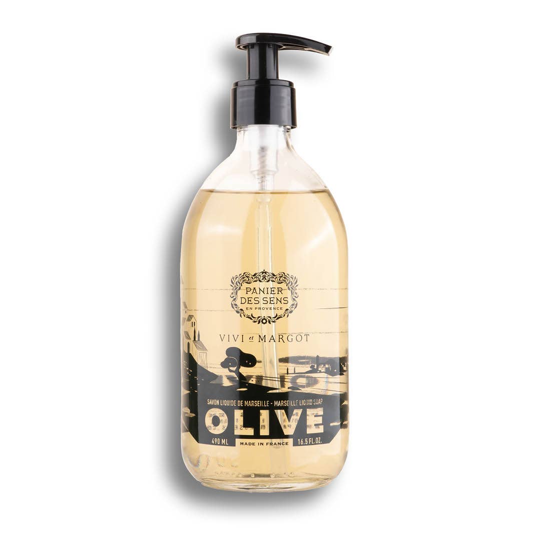 SAVON LIQUIDE DE MARSEILLE OLIVE - Fabriqué en France