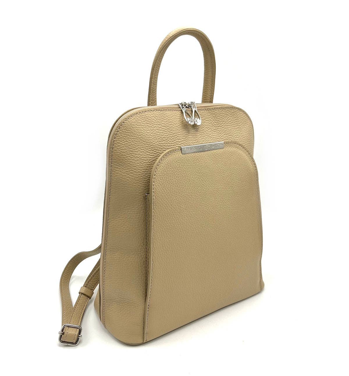OLÍVIA GENUINE LEATHER BACKPACK FOR WOMEN. MADE IN ITALY