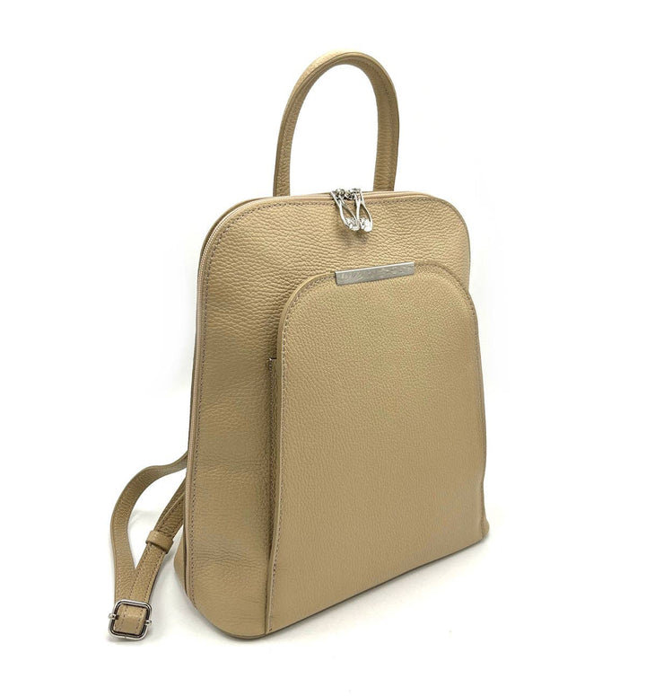 Mochila em Couro Legítimo com Alças Ajustáveis