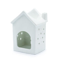 ESSENTIAL OIL AND WAX MELT BURNER - COZY HOME - White