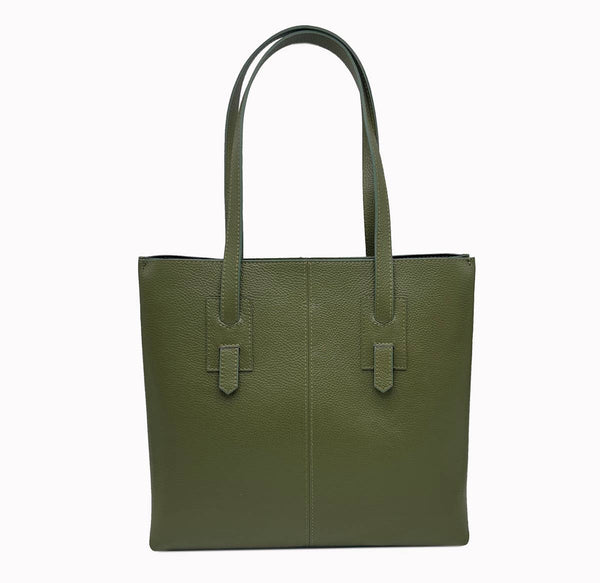 BOLSA DE COURO LEGÍTIMO TOTE.FEITA NA ITÁLIA  - SOPHIA
