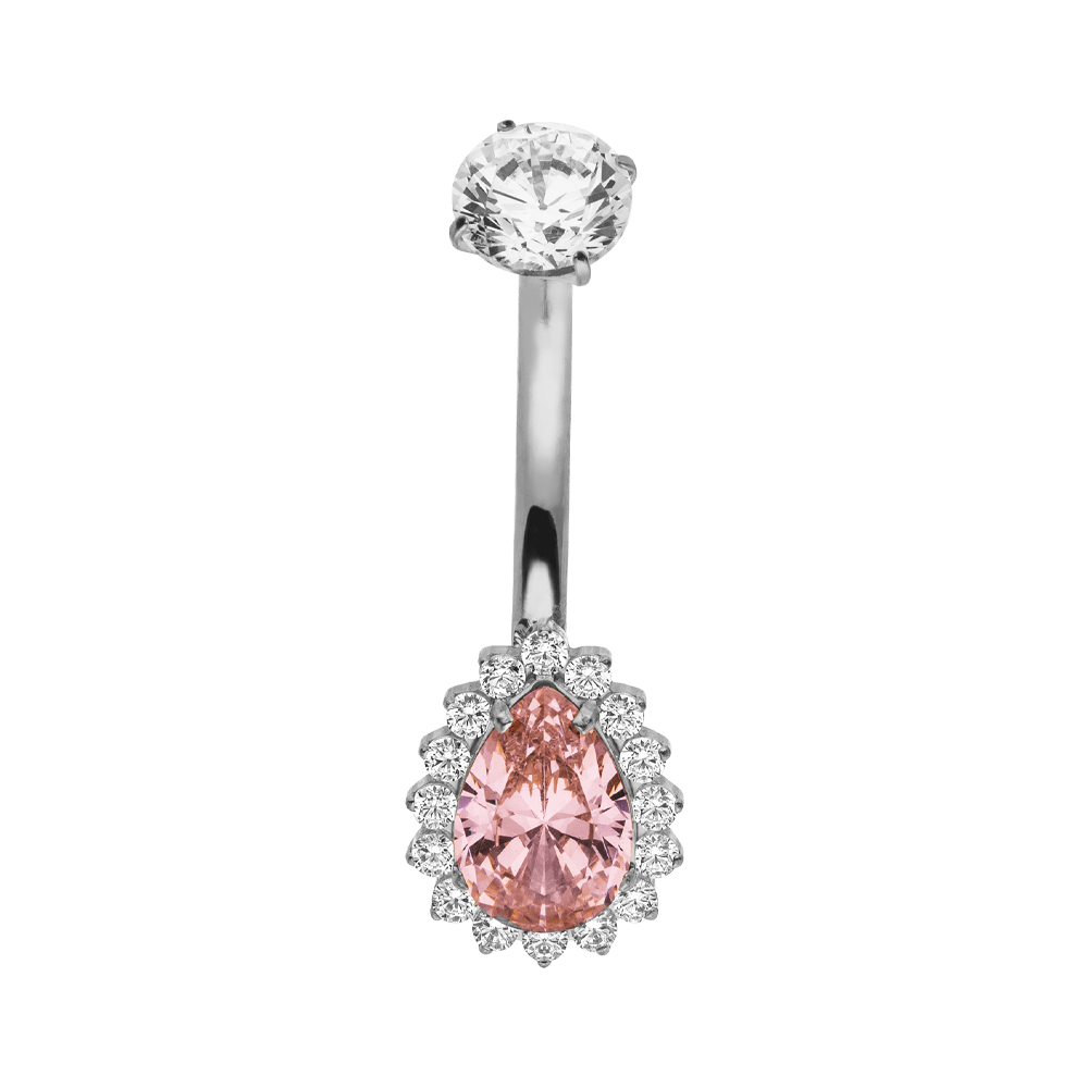 PIERCING DE NOMBRIL ROSE ELEGANCE ROSE
Titane : Or - Fabriqué en Allemagne.