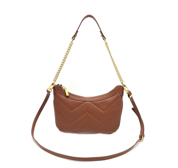 SAC BRUNA CHAÎNE - FABRIQUÉ EN ITALIE