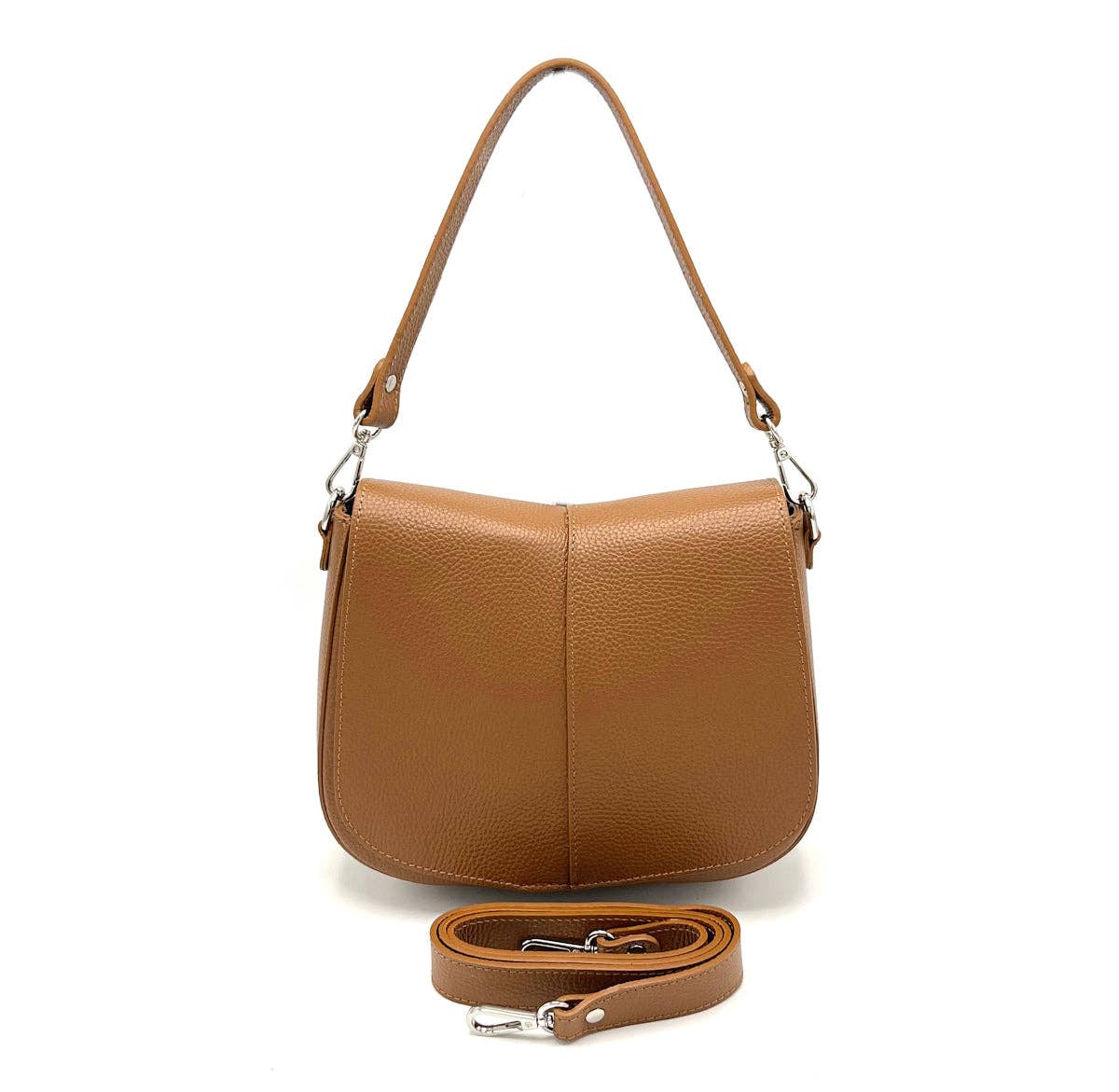 JESSICA LEATHER SHOULDER BAG. MADE IN ITALY