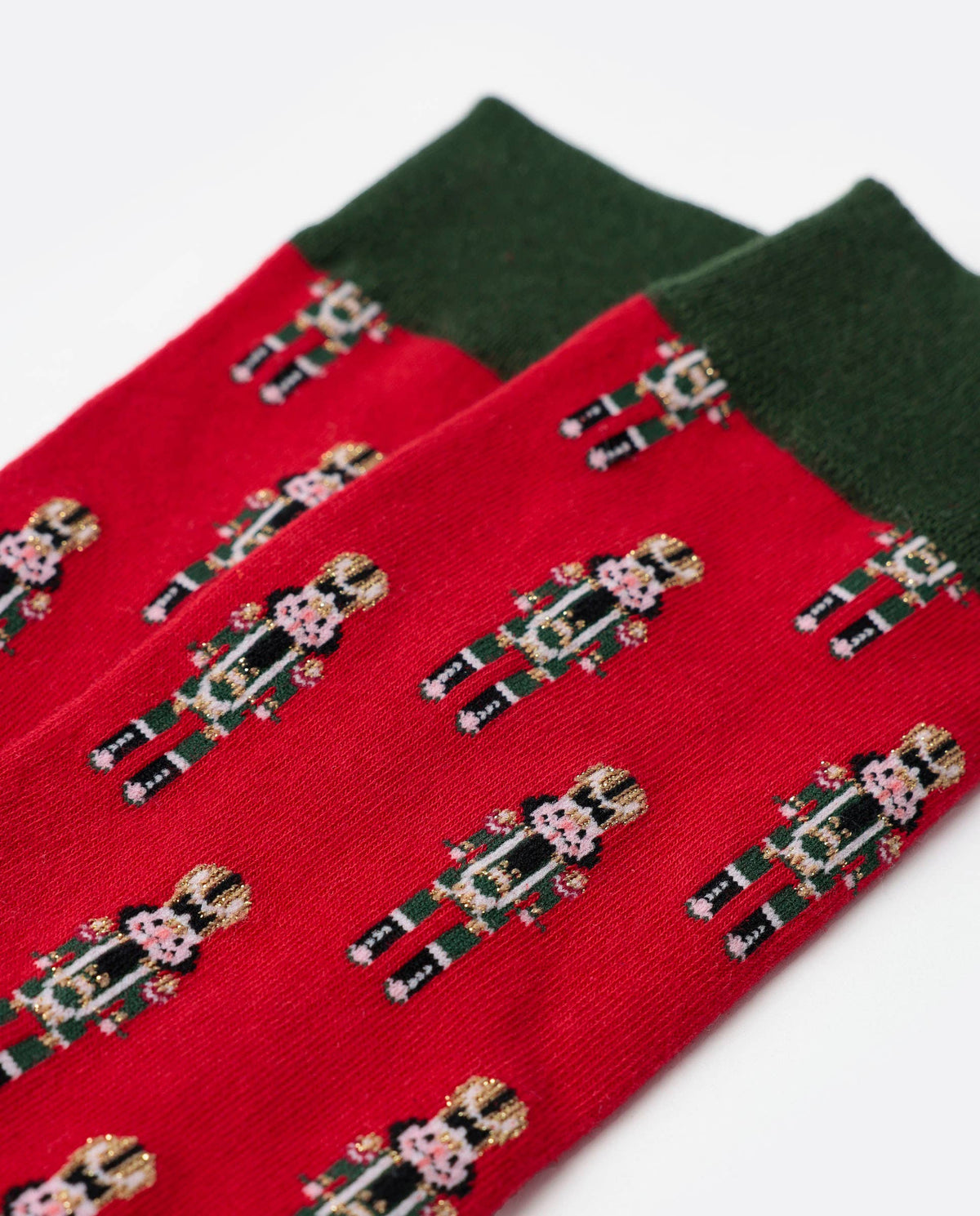 Nutcracker Men's Christmas Socks in Tin, One Size - 2 pairs - Admas