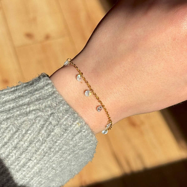 BRACELET LYNDA | Plaqué or 18 carats - Fabriqué en Allemagne