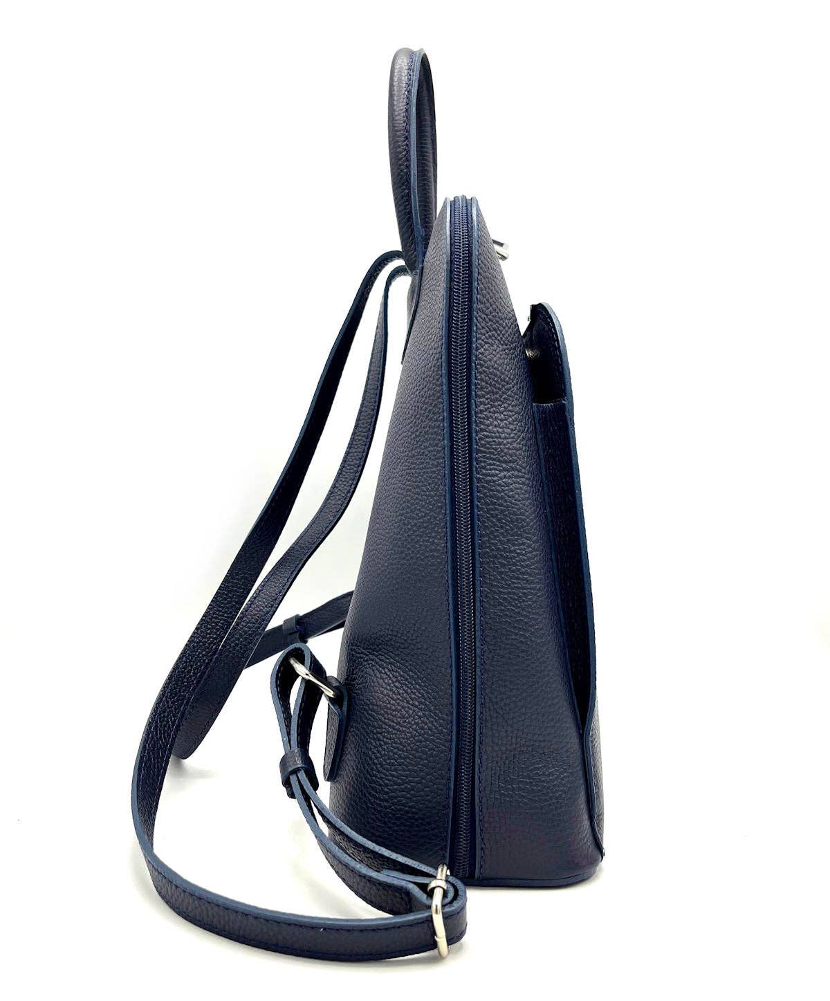 OLÍVIA GENUINE LEATHER BACKPACK FOR WOMEN. MADE IN ITALY
