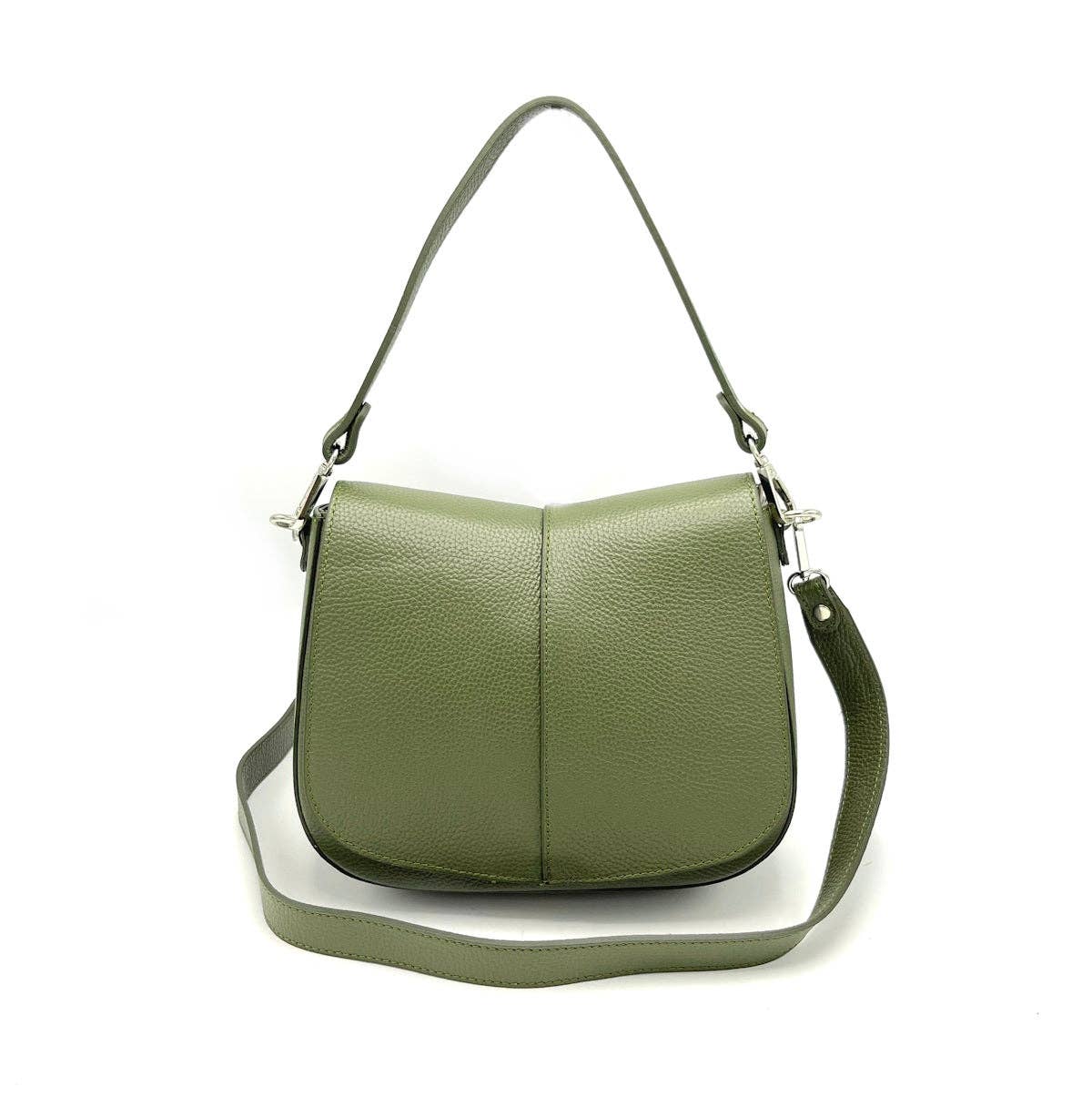JESSICA LEATHER SHOULDER BAG. MADE IN ITALY