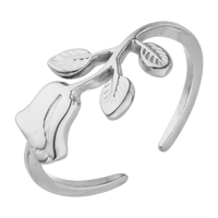 ANEL ROSA -  com banho de ouro 18K.Fabricado em Alemanha
