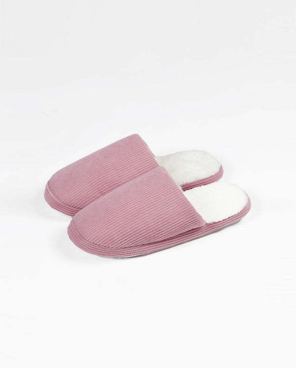 CHAUSSONS RAYÉS ROSES POUR FEMME ADMAS