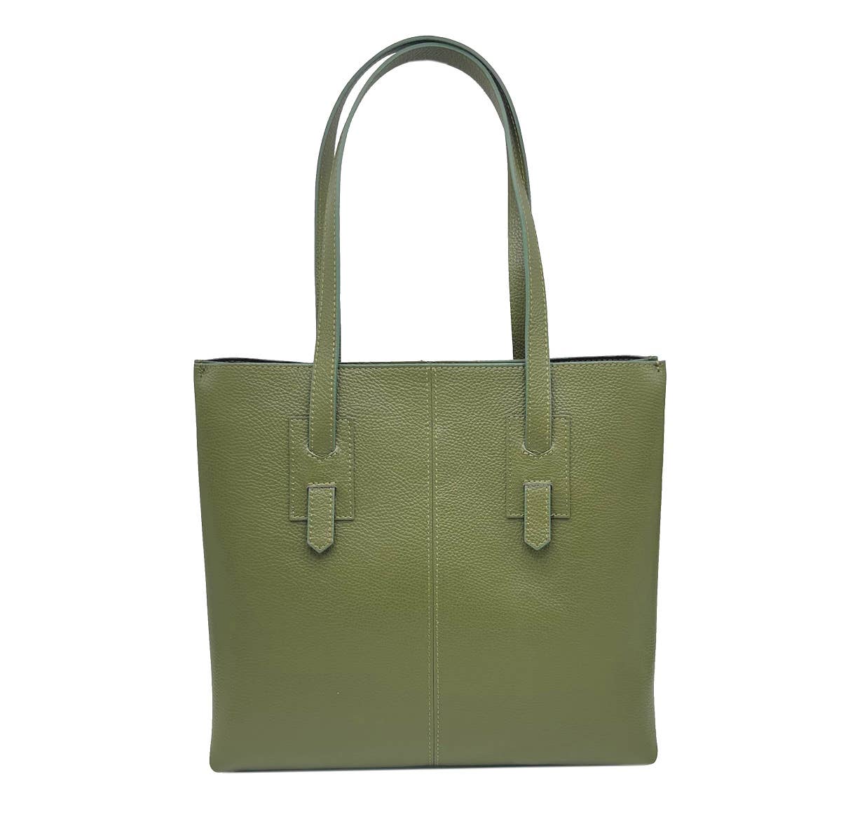 SOPHIA LEATHER TOTE BAG. MADE IN ITALY