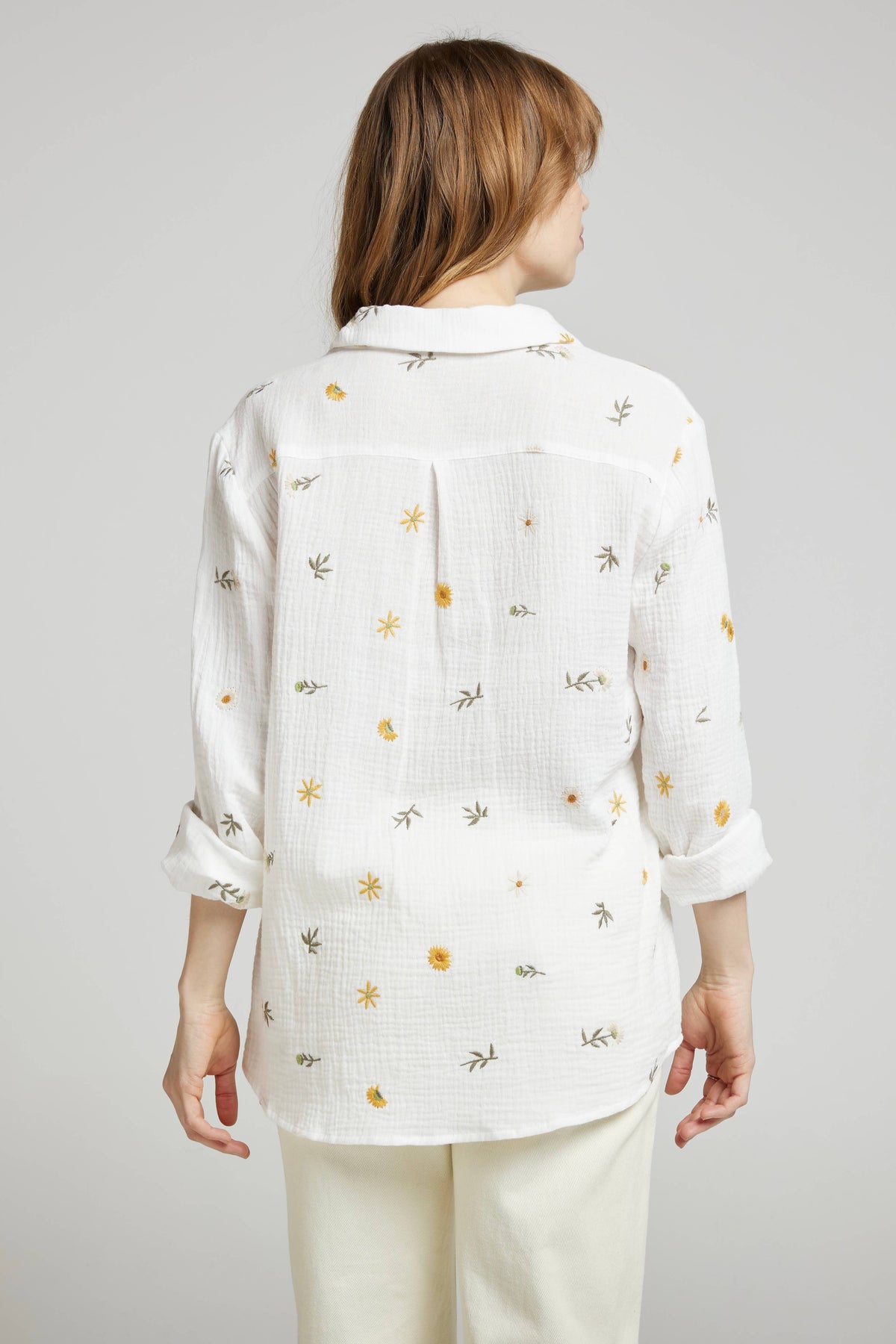 CHEMISE BRODÉE EN COTON