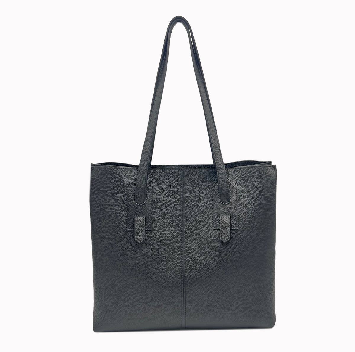 SOPHIA LEATHER TOTE BAG. MADE IN ITALY